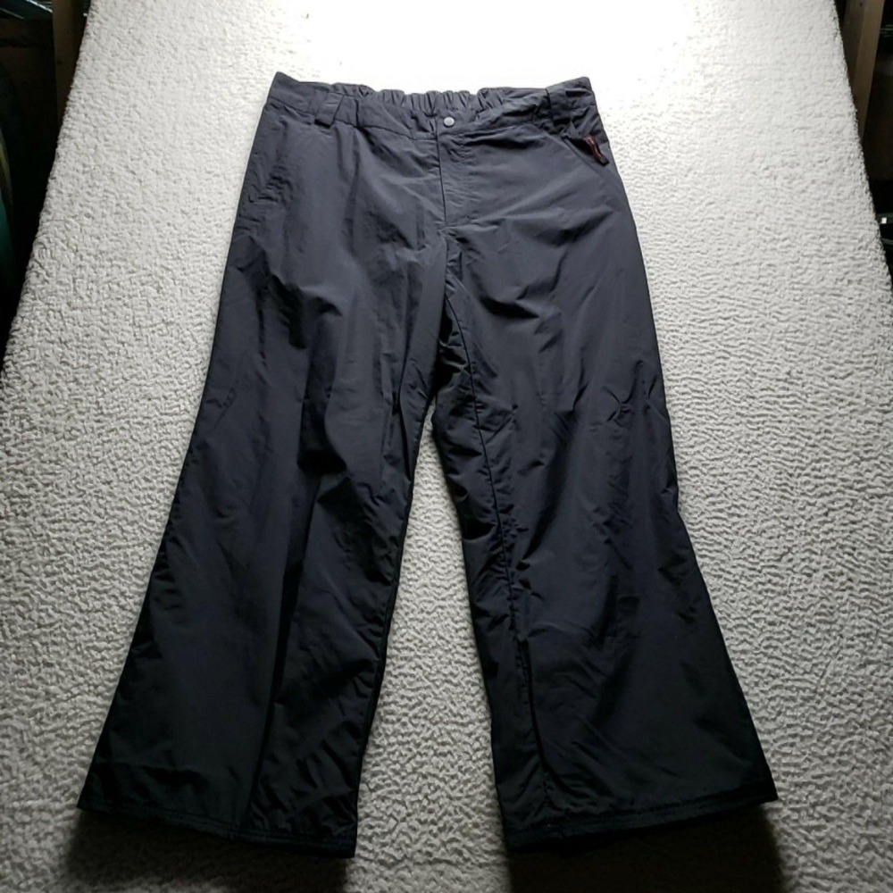 Obermeyer Pants Mens XL Short 39x29 Black Nylon Insulated Snow Ski Outdoor